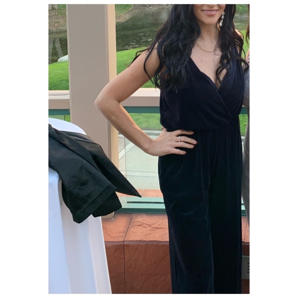 Vince Camuto Velvet Jumpsuit